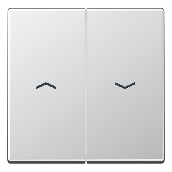 Клавиша для жалюзийного выключателя Jung А-СЕРИЯ, алюминий, A595PAL