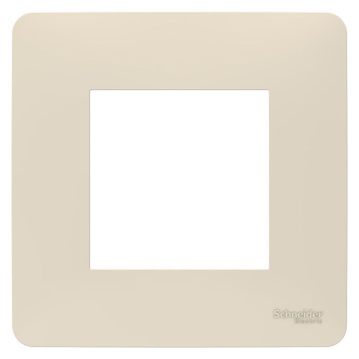Рамка 1 пост Schneider Electric UNICA STUDIO, бежевый, NU200244