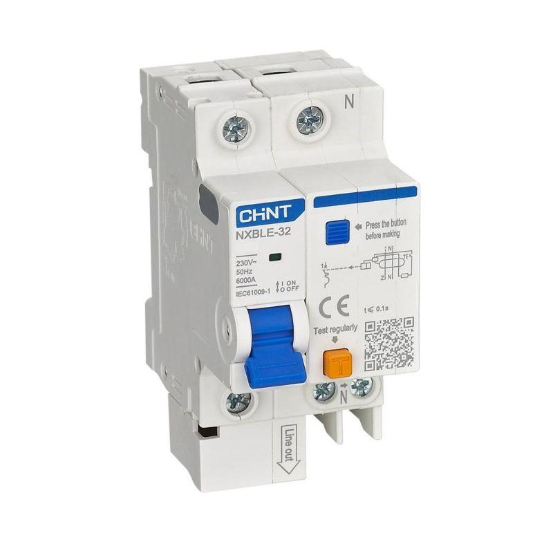 Выключатель дифференциального тока (УЗО) 2п (1P+N) 6А 30мА тип AC 6кА C6 NXBLE-32 CHINT 819390