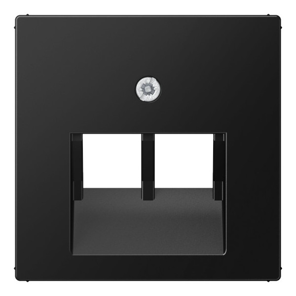 Накладка Jung A 500, скрытый монтаж, черный матовый, A569-2BFPLUASWM