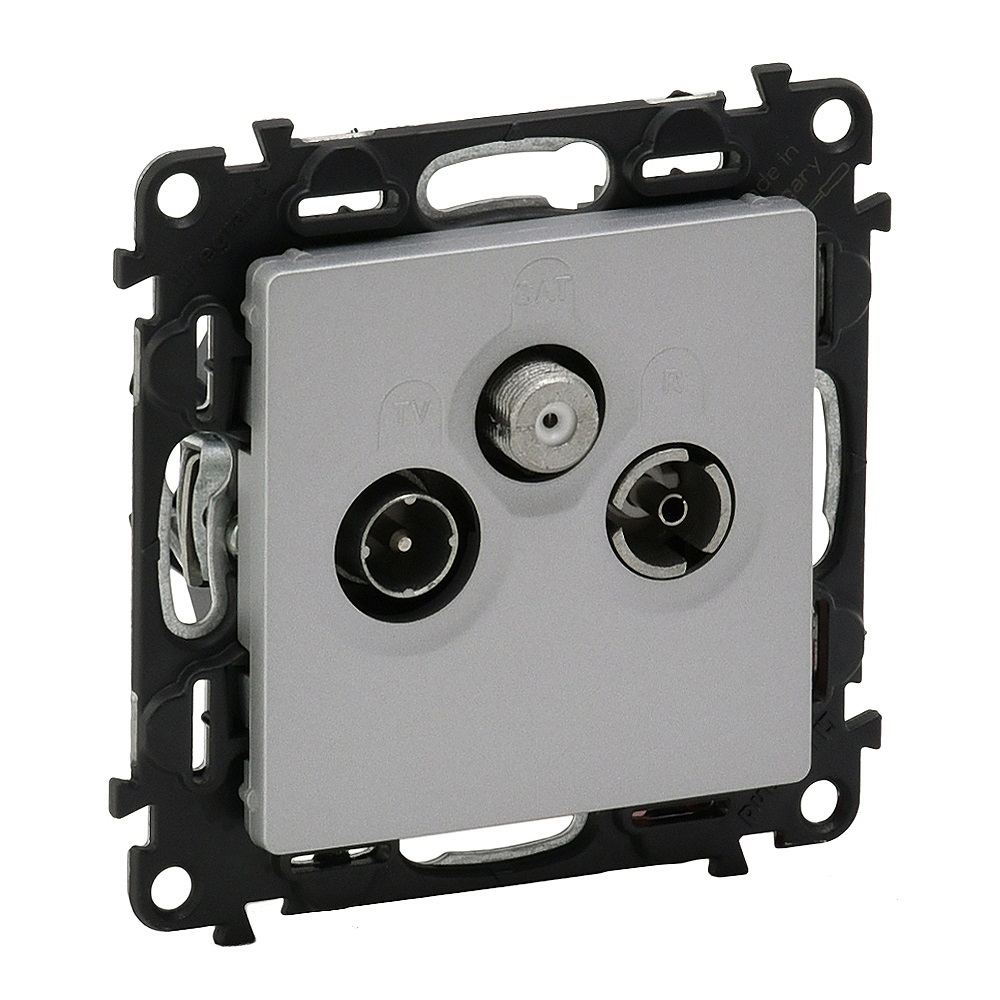 TV-R-SAT THROUGH-WIRING ALU VL