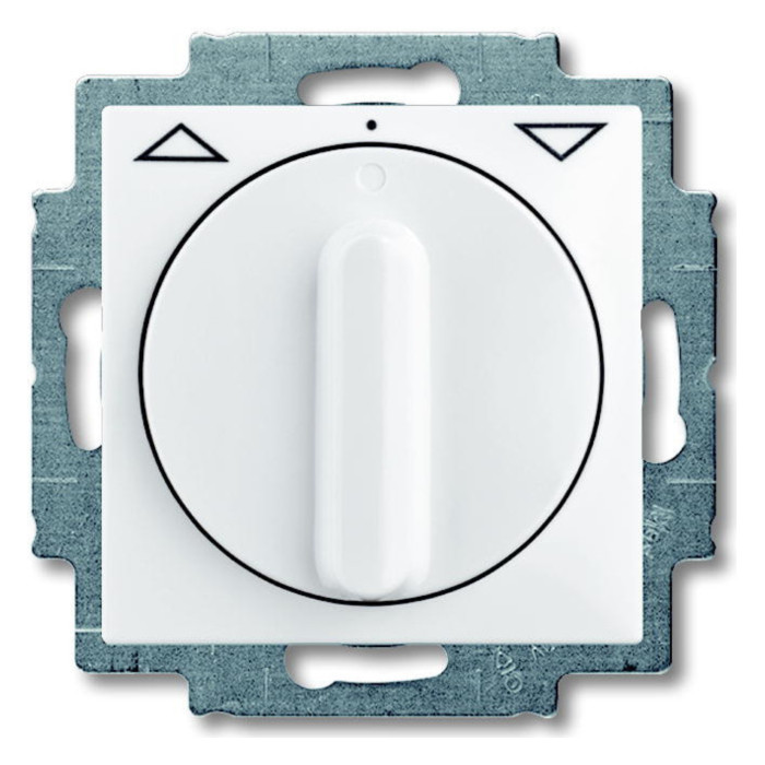 Выключатель для жалюзи поворотный ABB BASIC 55, механический, слоновая кость, 2CKA001101A0923