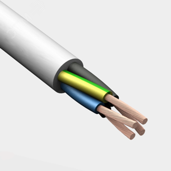 Провод ПВС 3х0,75+1x0,75