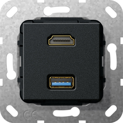 Gira Разъем HDMI, USB 3.0 A