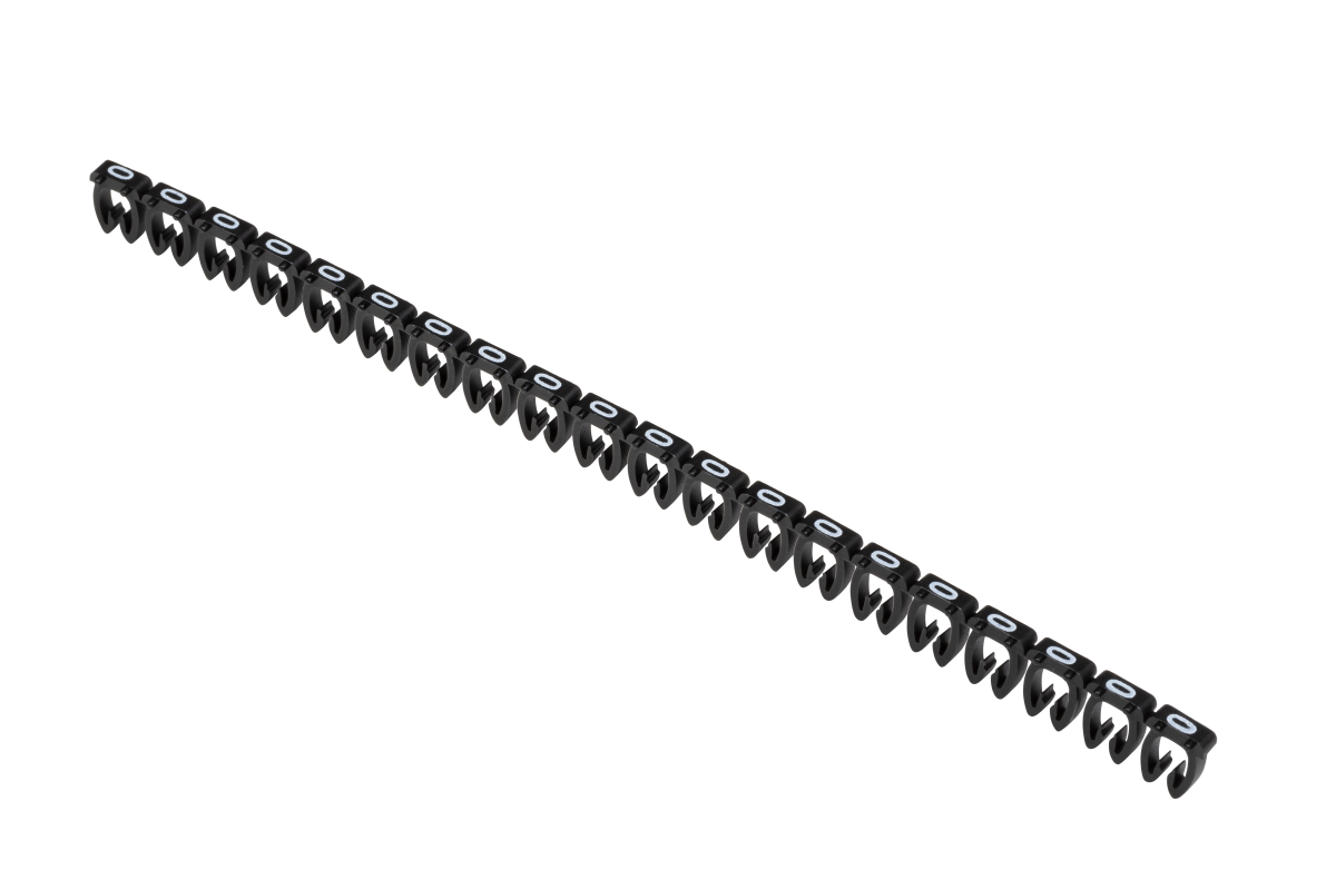 Маркер открытого типа KE 4-6мм2 символ 0 (500шт/упак) IEK