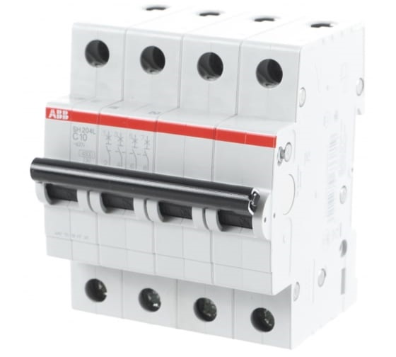 Автоматический выключатель ABB SH204 4P 10А 2CDS244001R0104
