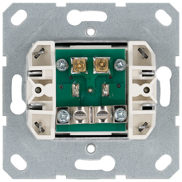 Jasmart Розетка TV Φ9.5mm проходная с накладкой, цвет Мокко