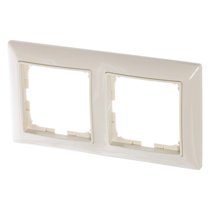 Рамка 2 поста ABB BASIC55, слоновая кость, 2CKA001725A1485