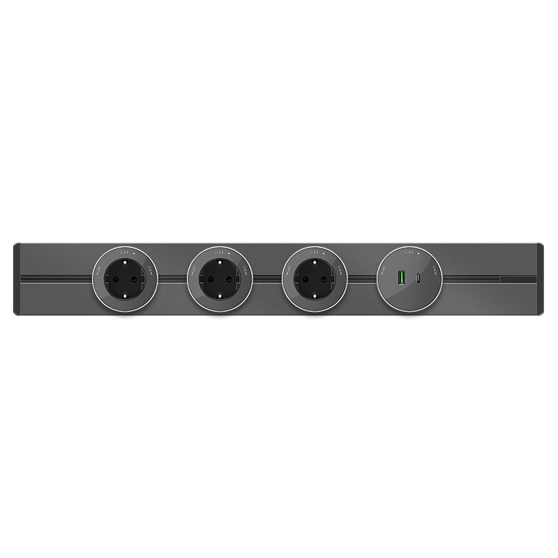 Systeme Electric MultiTrack Графит Шина открытой установки трековой системы 40 см