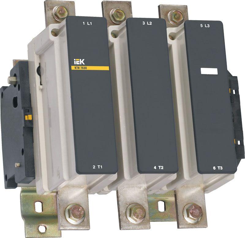 Контактор IEK КТИ-7630 630А 400В/АС3 KKT70-630-400-10