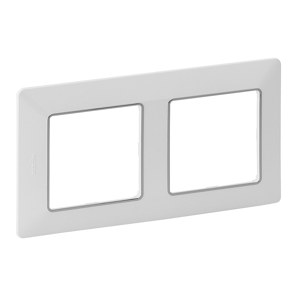 2G PLATE WHITE/CHROME  VL