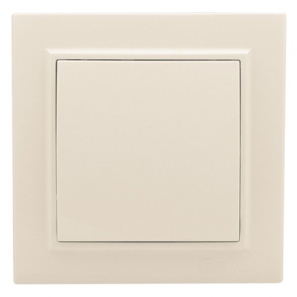 Выключатель одноклавишный EKF МИНСК, бежевый, ERV10-025-20