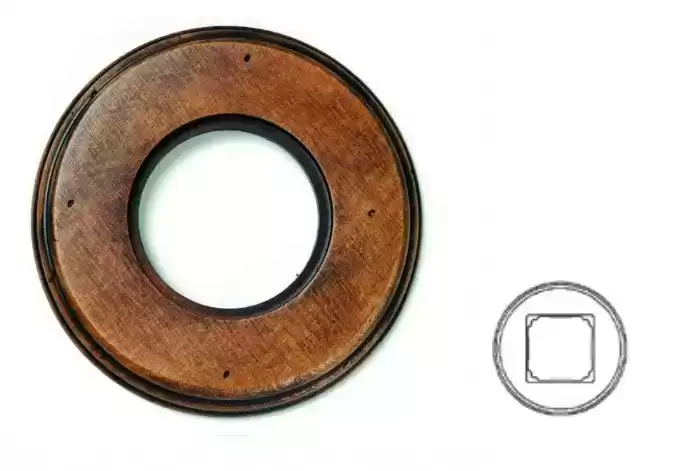 Рамка 1 пост Fontini, старое дерево, 31821212