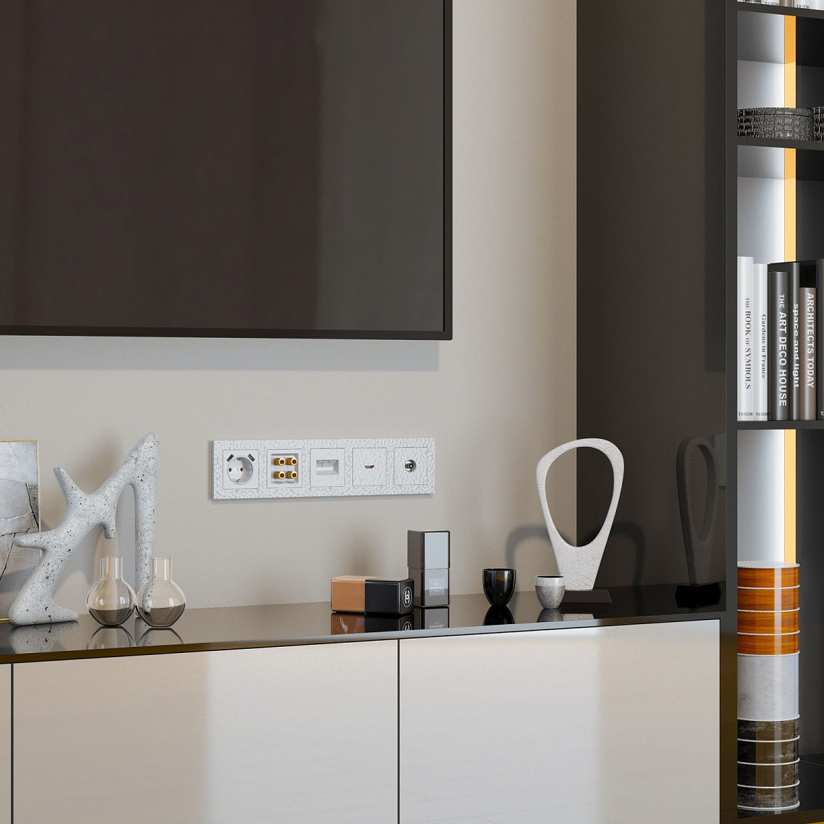 Акустическая розетка белый W1285001