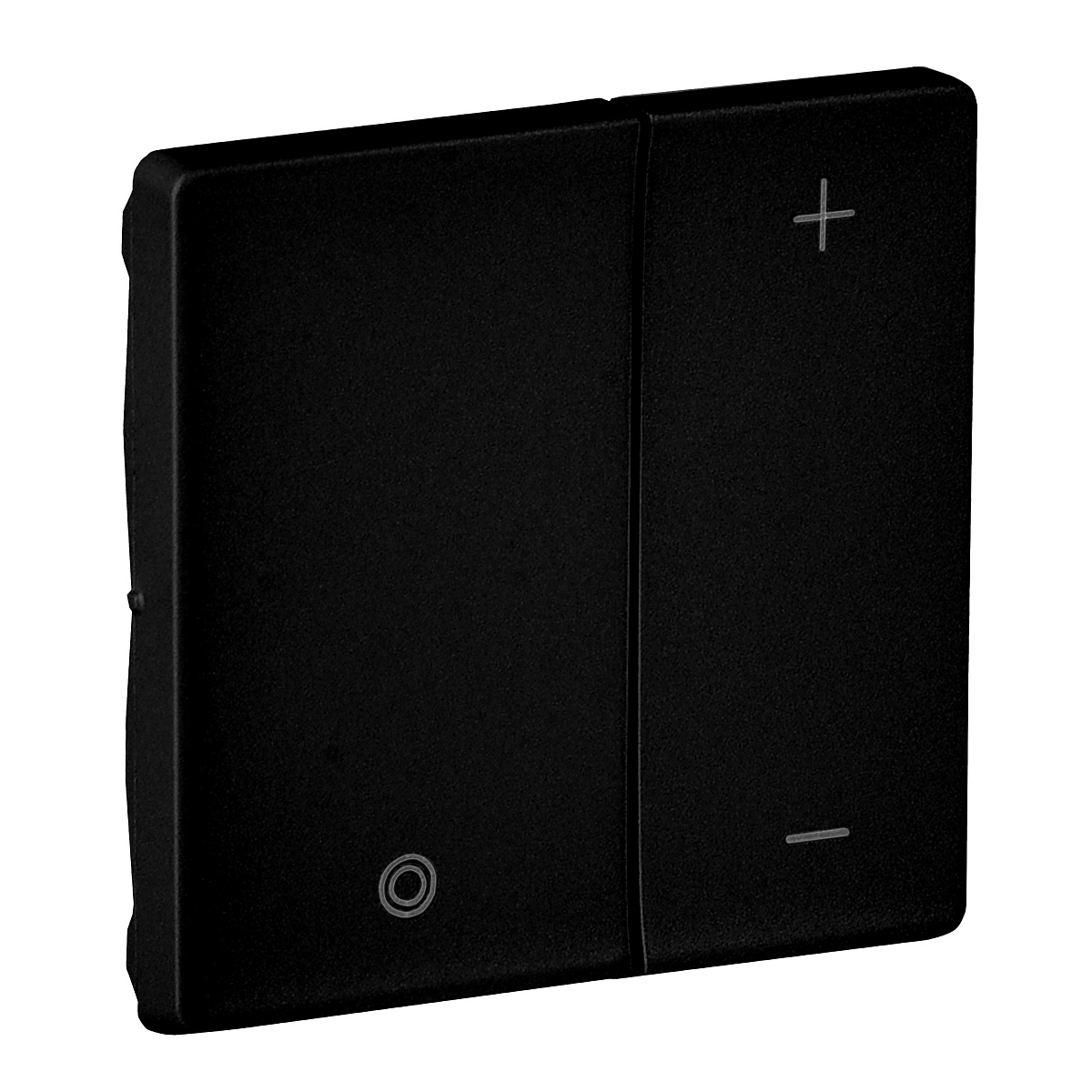 Legrand Valena LIFE Black. Лицевая панель для кнопочного светорегулятора. Антрацит.