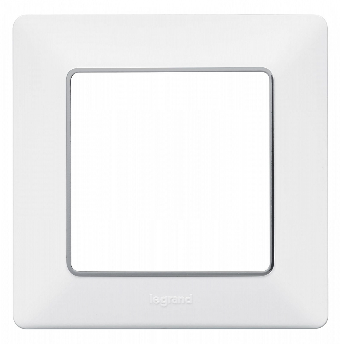1G PLATE WHITE/CHROME  VL