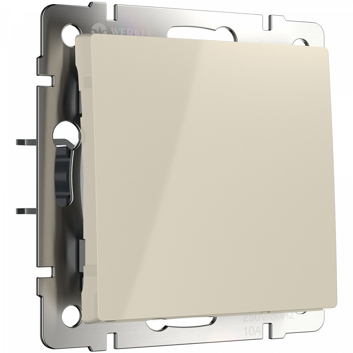 Выключатель одноклавишный проходной слоновая кость W1112003