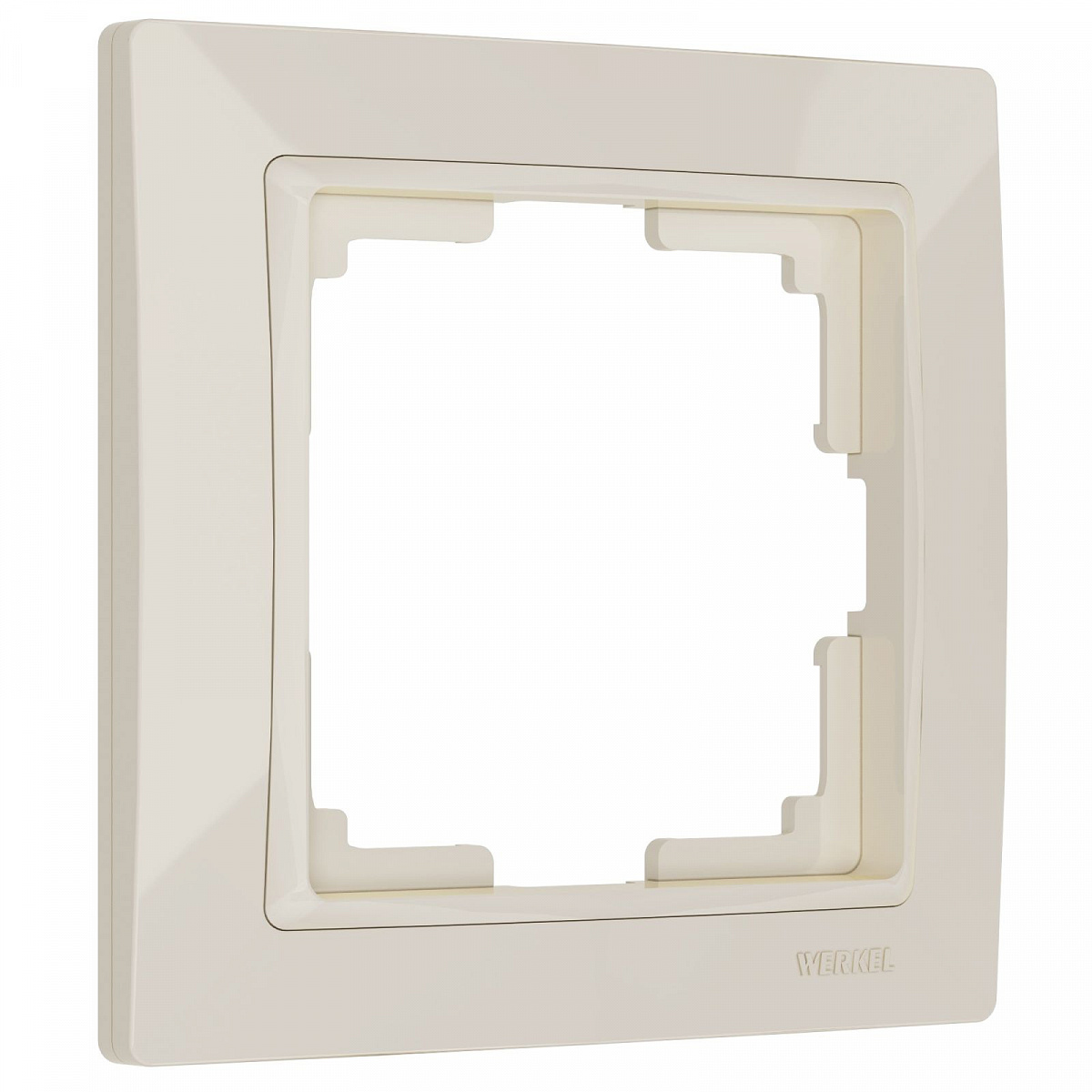 Рамка из поликарбоната на 1 пост Snabb Basic слоновая кость W0012003